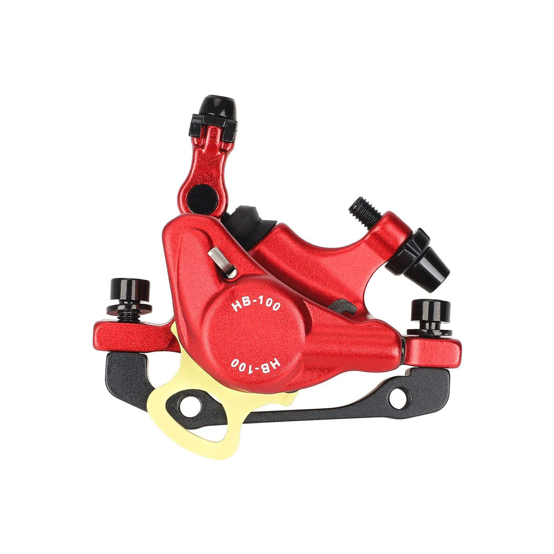 Red Xtech Oil Brake for Refitting Xiaomi Pro Scooter ZOOM XTECH HB100 MTB Hydraulic Disc Brake Calipers Front &amp; Rear Rotors Disc Brake Caliper Bicycle Scooter Parts