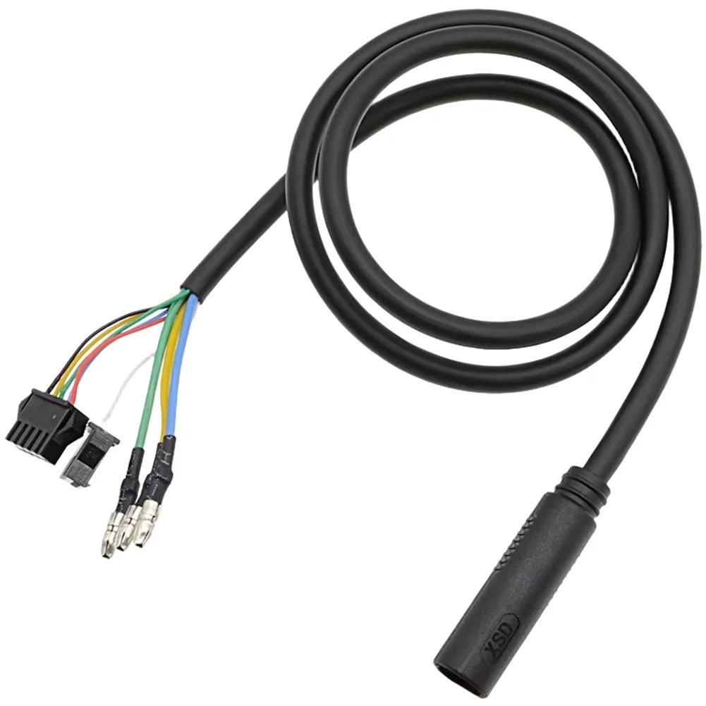 Cavo motore femmina 3+5+1P con 9 piccoli cavi da 70 cm e filo motore per scooter elettrico impermeabile in rame da 1000 W con accessori luce per filo motore da 2 quadrati