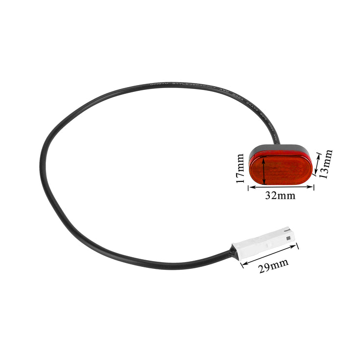 Fanalino Posteriore per Scooter Elettrico con Viti, Lampada a LED Posteriore Freno Stop per Scooter Bird, Luce di Sicurezza per Scooter Xiaomi M365, Fanale Posteriore Durevole, Luce Freno, Sicurezza per Ciclismo Antipolvere