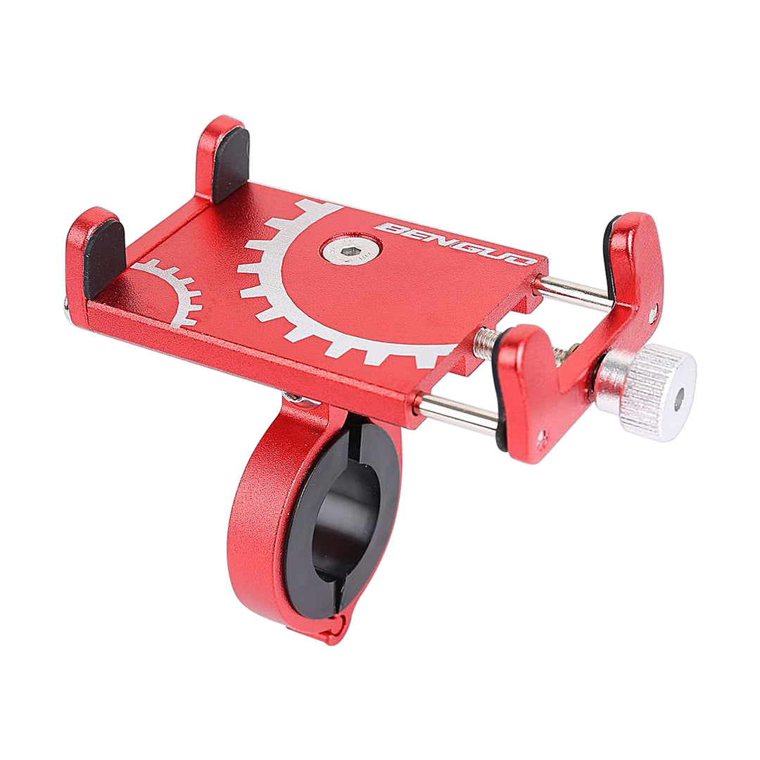 Supporto per telefono cellulare da bicicletta nero in lega di alluminio, navigazione fissa, supporto regolabile per telefono cellulare, morsetto per manubrio, staffa di montaggio per scooter elettrico Xiaomi m365 m365 Pro