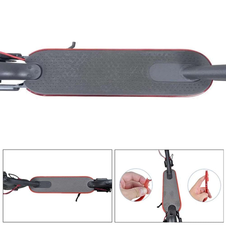 8M Electroplating Red Anti-collision Strip for Xiaomi M365 Pro 1S Scooter Bumper Strip with Electroplating Rubber for Bike 8M Car Decor Car Wheel Rim Protector Sticker Chrome Moulding Strip Trim Grille Bumper Decoration Tire Hub Lights Exterior