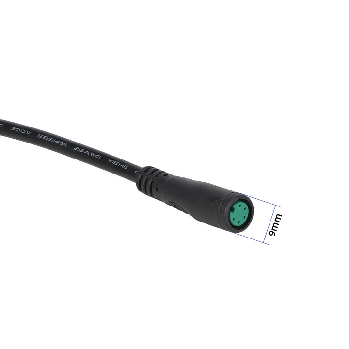 Cavo Connettore Impermeabile M8 5 Pin Testa Verde 60cm Connettore Maschio Femmina Cavo Connettore Bici Elettrica con Spina Maschio a Femmina a 5 Pin per Bici Elettriche Accessorio Spina Cavo Impermeabile