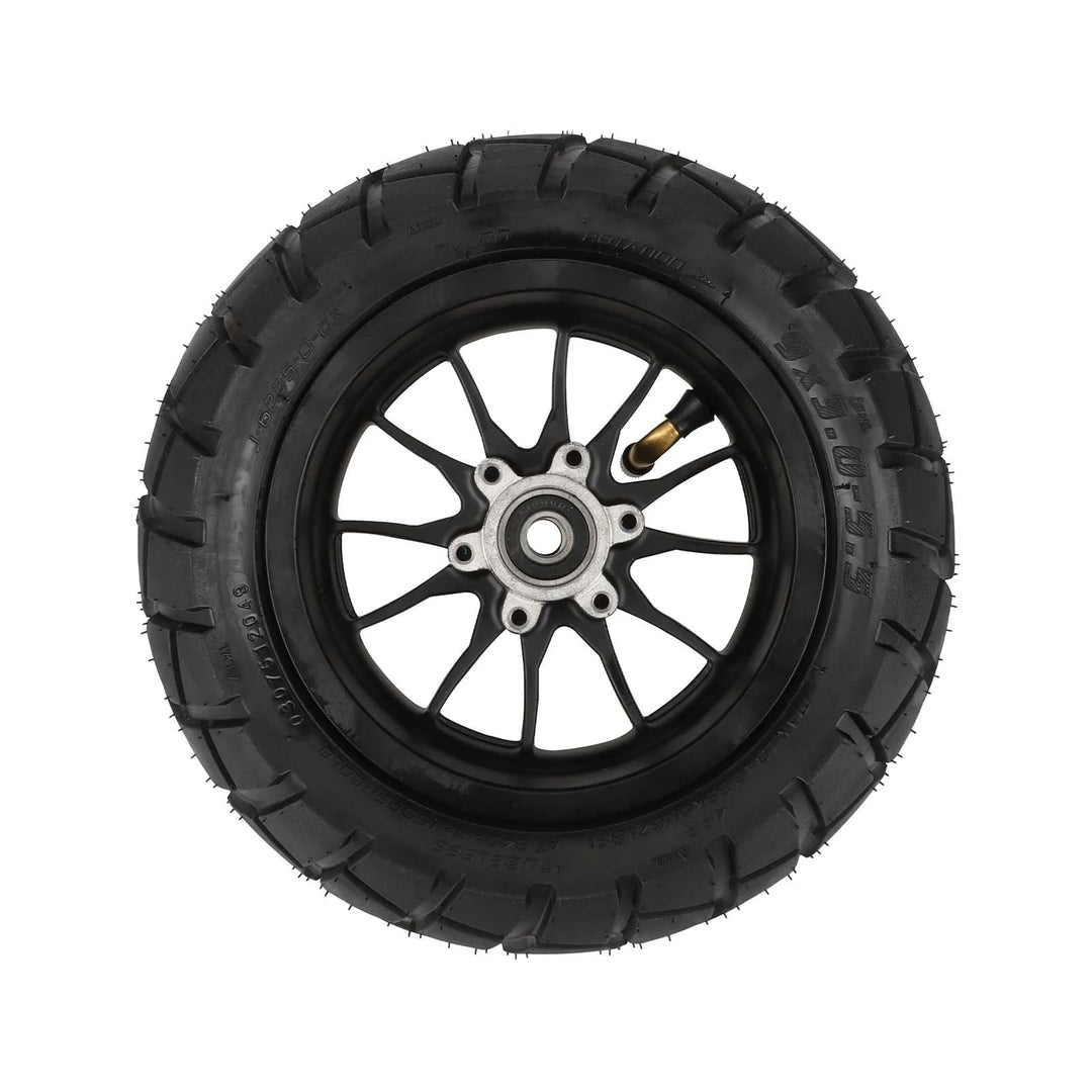 Ruote originali per scooter elettrico Kukirin G2 Pro DB con pneumatici da 9 pollici 9*3.0-5.5, cerchio da 9 pollici con pneumatico tubeless 9*3-5.5.