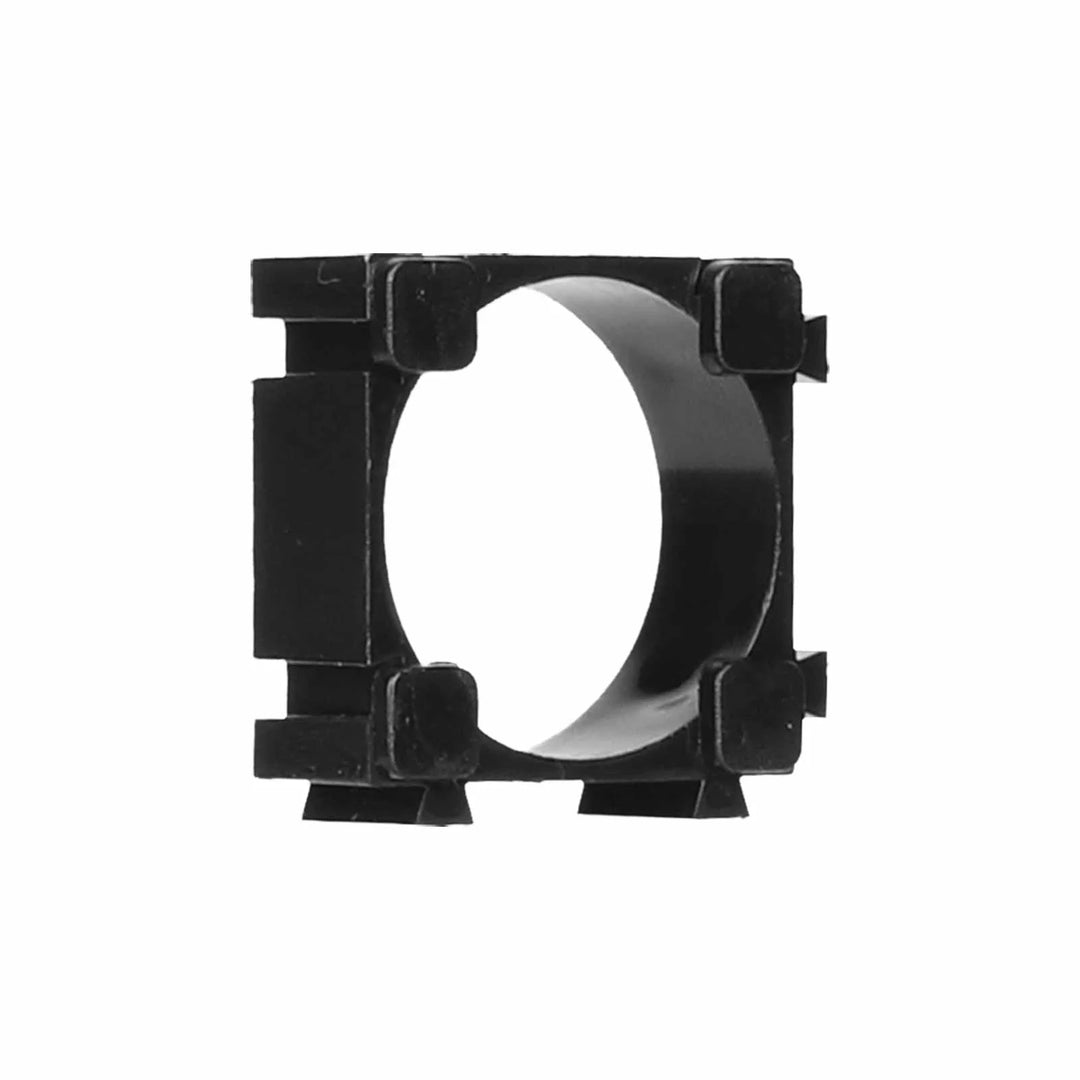 1*1 Portabatterie al litio 18650 in plastica, staffa per pacco batteria cilindrico, distanziale per celle per DIY con foro fisso, diametro 18,4 mm