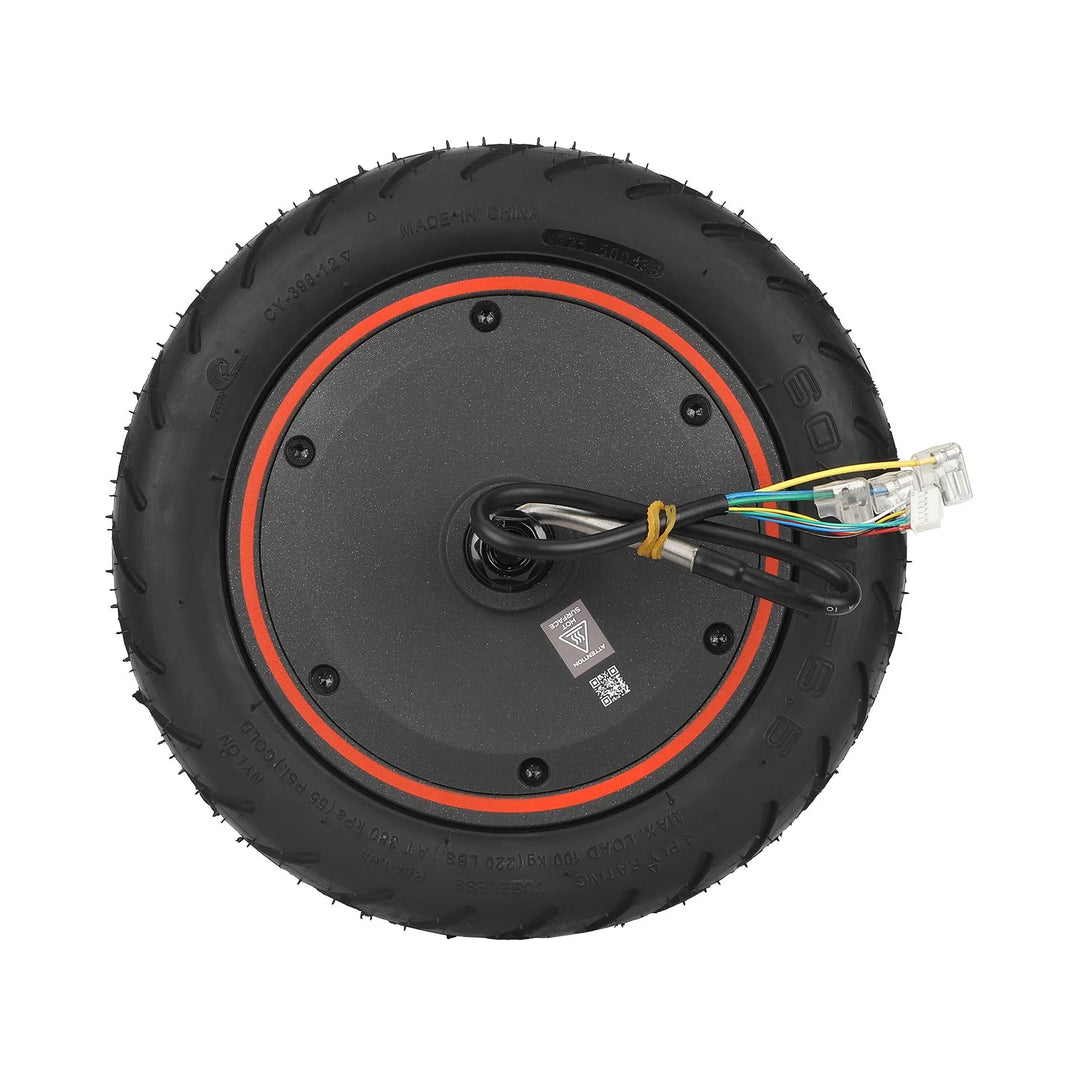 Xiaomi 5 Max Motor with Yuanxing 60/70-6.5 Vacuum Tires 48V400W Motor with Red Circle for Xiaomi 5 MAX Electric Scooter Engine Motor Replacement Driving Wheel Motor