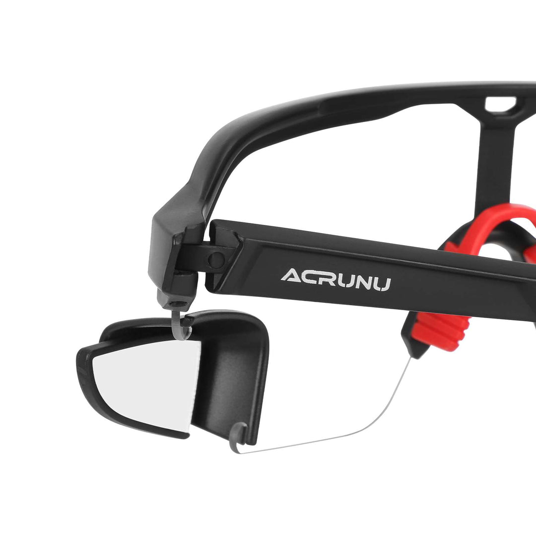 Occhiali da ciclismo ACRUNU che cambiano colore con specchietto retrovisore, occhiali da ciclismo su strada e mountain bike, occhiali da sole per esterni