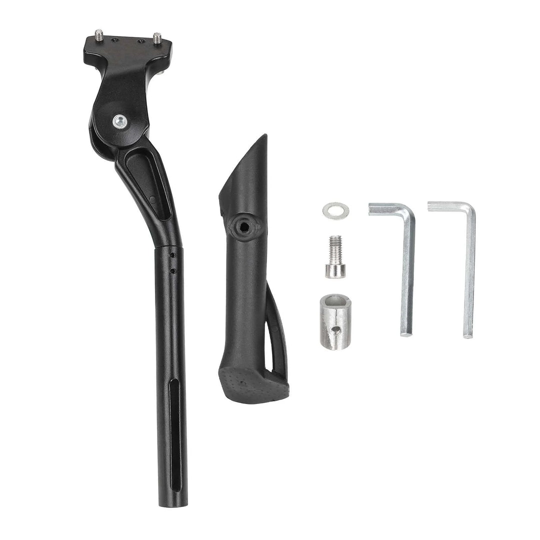 Cavalletto per bicicletta con poggiapiede regolabile da 24-29 pollici, cavalletto regolabile per mountain bike, cavalletto antiscivolo, cavalletto laterale singolo universale per BMX e bici per bambini