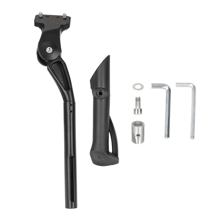 Cavalletto per bicicletta con poggiapiede regolabile da 24-29 pollici, cavalletto regolabile per mountain bike, cavalletto antiscivolo, cavalletto laterale singolo universale per BMX e bici per bambini