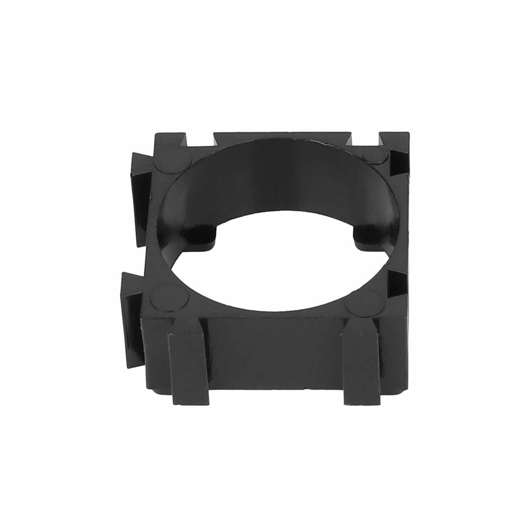 1*1 Portabatterie al litio 18650 in plastica, staffa per pacco batteria cilindrico, distanziale per celle per DIY con foro fisso, diametro 18,4 mm