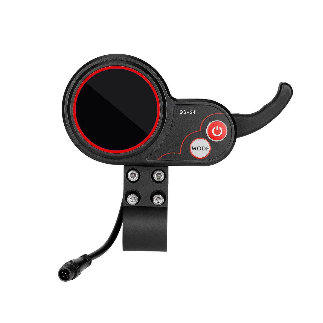 Display 72VA QS-S4 con schermo a colori e visualizzazione di potenza e velocità, acceleratore per parti e accessori di scooter elettrici