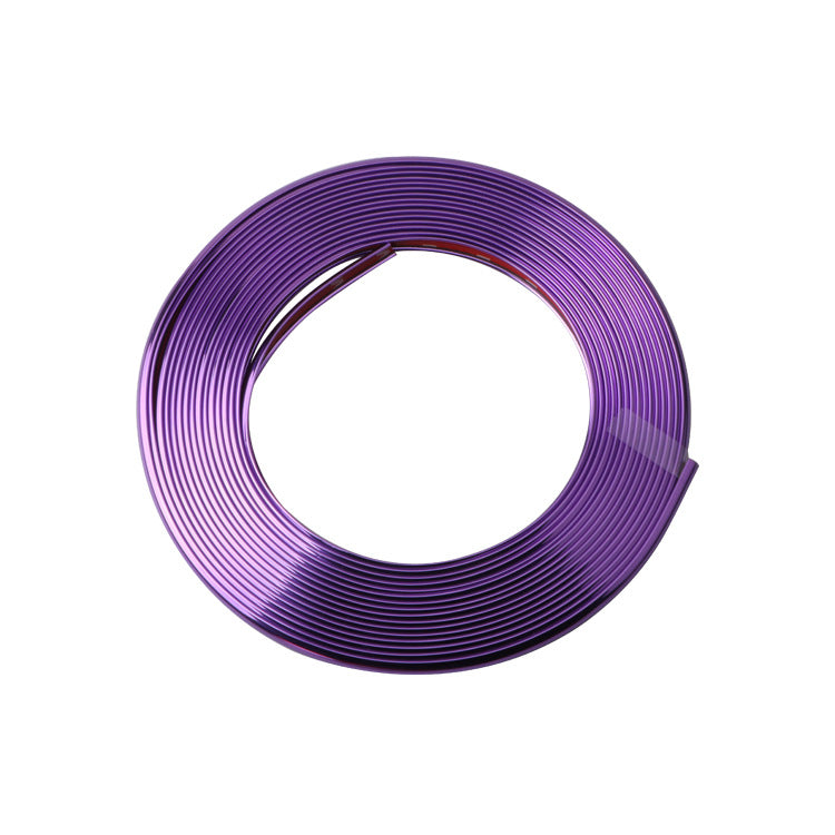 8M Electroplating Red Anti-collision Strip for Xiaomi M365 Pro 1S Scooter Bumper Strip with Electroplating Rubber for Bike 8M Car Decor Car Wheel Rim Protector Sticker Chrome Moulding Strip Trim Grille Bumper Decoration Tire Hub Lights Exterior