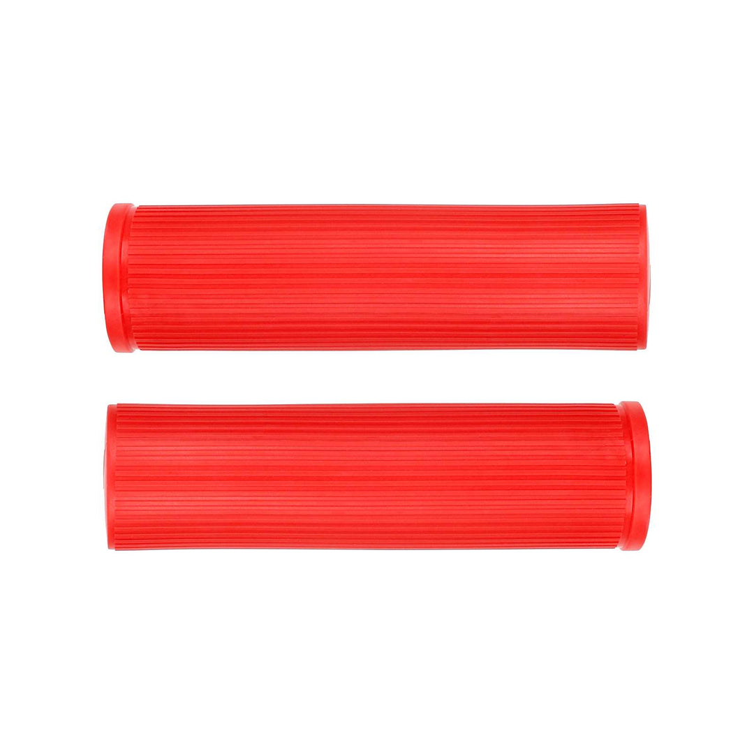 Ulip Red Handlebar Covers  without Slot for Bike and all of Scooters including Xiaomi 4 Pro Rubber Handlebar Grip for Xiaomi 4 Pro Scooter Anti-Slip Ergonomic Comfortable Electric Scooter Handle Cover Accessories Rubber Handle Bar Grips Handle