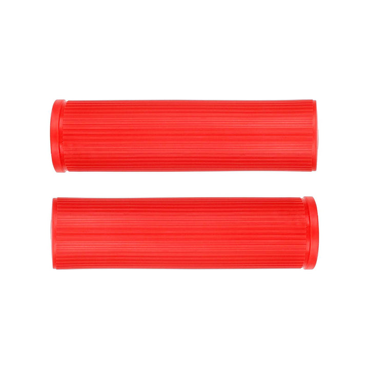 Ulip Red Handlebar Covers  without Slot for Bike and all of Scooters including Xiaomi 4 Pro Rubber Handlebar Grip for Xiaomi 4 Pro Scooter Anti-Slip Ergonomic Comfortable Electric Scooter Handle Cover Accessories Rubber Handle Bar Grips Handle