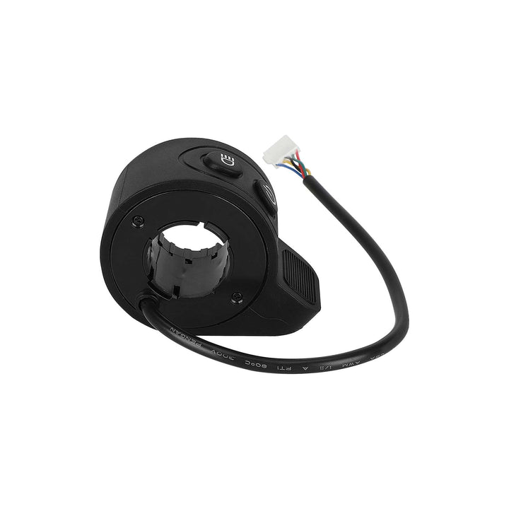 Acceleratore Black Power con interruttore luce per monopattini HX X6X7X8 Acceleratore per monopattino elettrico HX X8 Interruttore Accendi/Spegni Lampada Pulsante Controllo acceleratore a pollice Parti Accessori