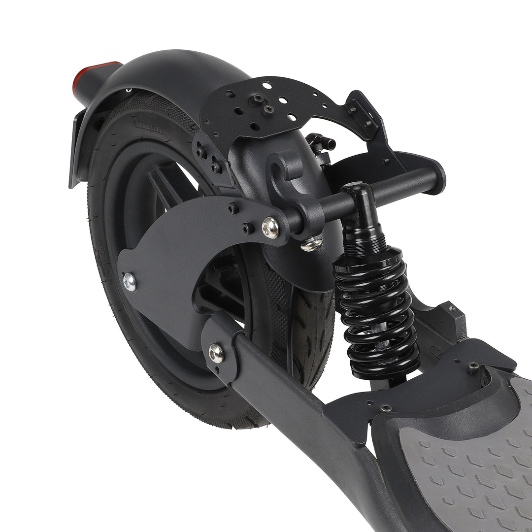 Sospensione Posteriore Nera per Monopattini Segway Ninebot F20 F25 F30 F40 Serie F20 F25 F30 F40 Ammortizzatore Posteriore Ammortizzatore di Coda Parti di Modifica Ammortizzatore a Molla con Parafango e Luce