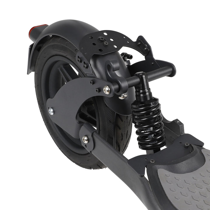 Sospensione Posteriore Nera per Monopattini Segway Ninebot F20 F25 F30 F40 Serie F20 F25 F30 F40 Ammortizzatore Posteriore Ammortizzatore di Coda Parti di Modifica Ammortizzatore a Molla con Parafango e Luce