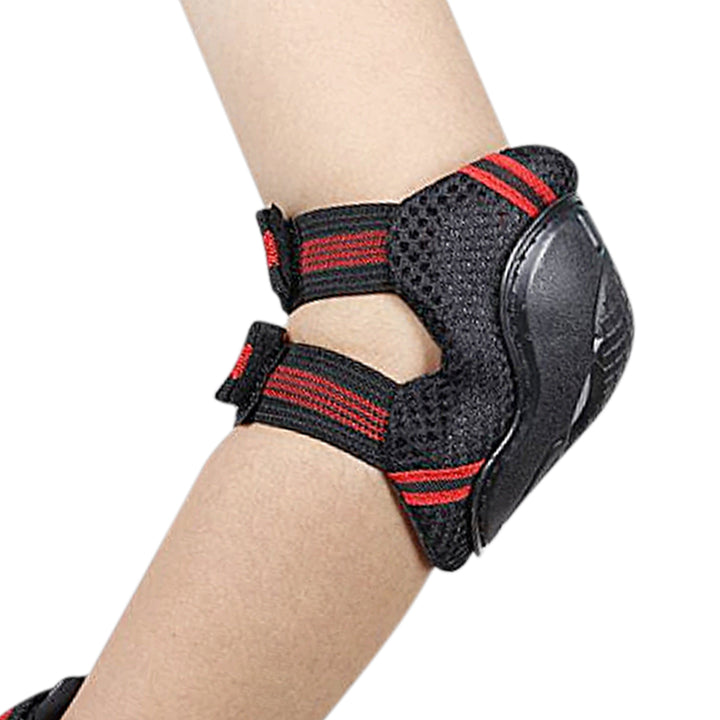L Size Black and Red Alien Protective Gear for Children Teenagers Skateboards Balance Bikes Scooters Riding Outdoor Sports Protective Gear