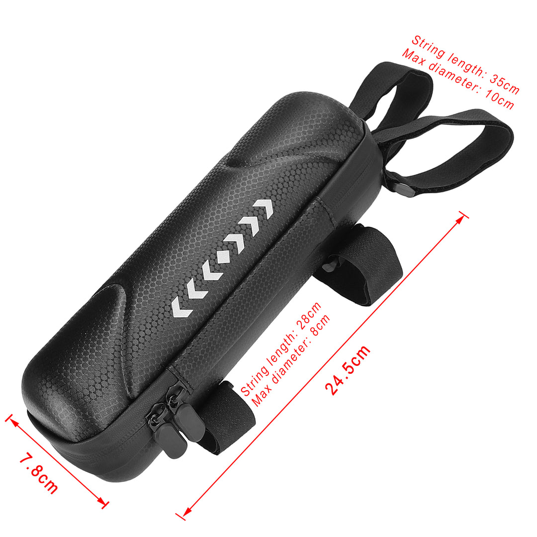 1L front Full Waterproof Bike Scooter Bag for Most Bicycles, Electric Bicycles, Electric Scooters, and Front Bike Bags Bike Kit Tool Bag Tank Hard Shell Water Bottle Cycling Repair Kit Tool Case Riding Equipment Bag Front Cycling Box Kettle Case