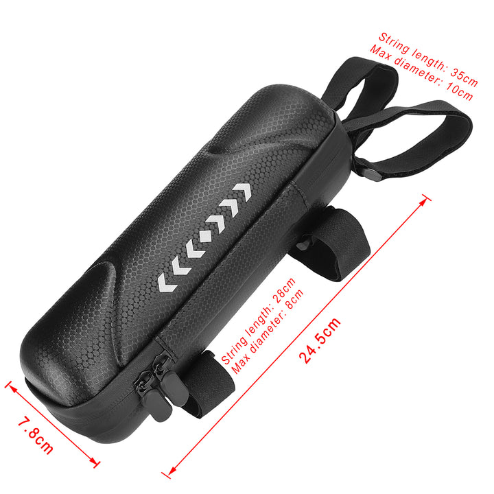 1L front Full Waterproof Bike Scooter Bag for Most Bicycles, Electric Bicycles, Electric Scooters, and Front Bike Bags Bike Kit Tool Bag Tank Hard Shell Water Bottle Cycling Repair Kit Tool Case Riding Equipment Bag Front Cycling Box Kettle Case