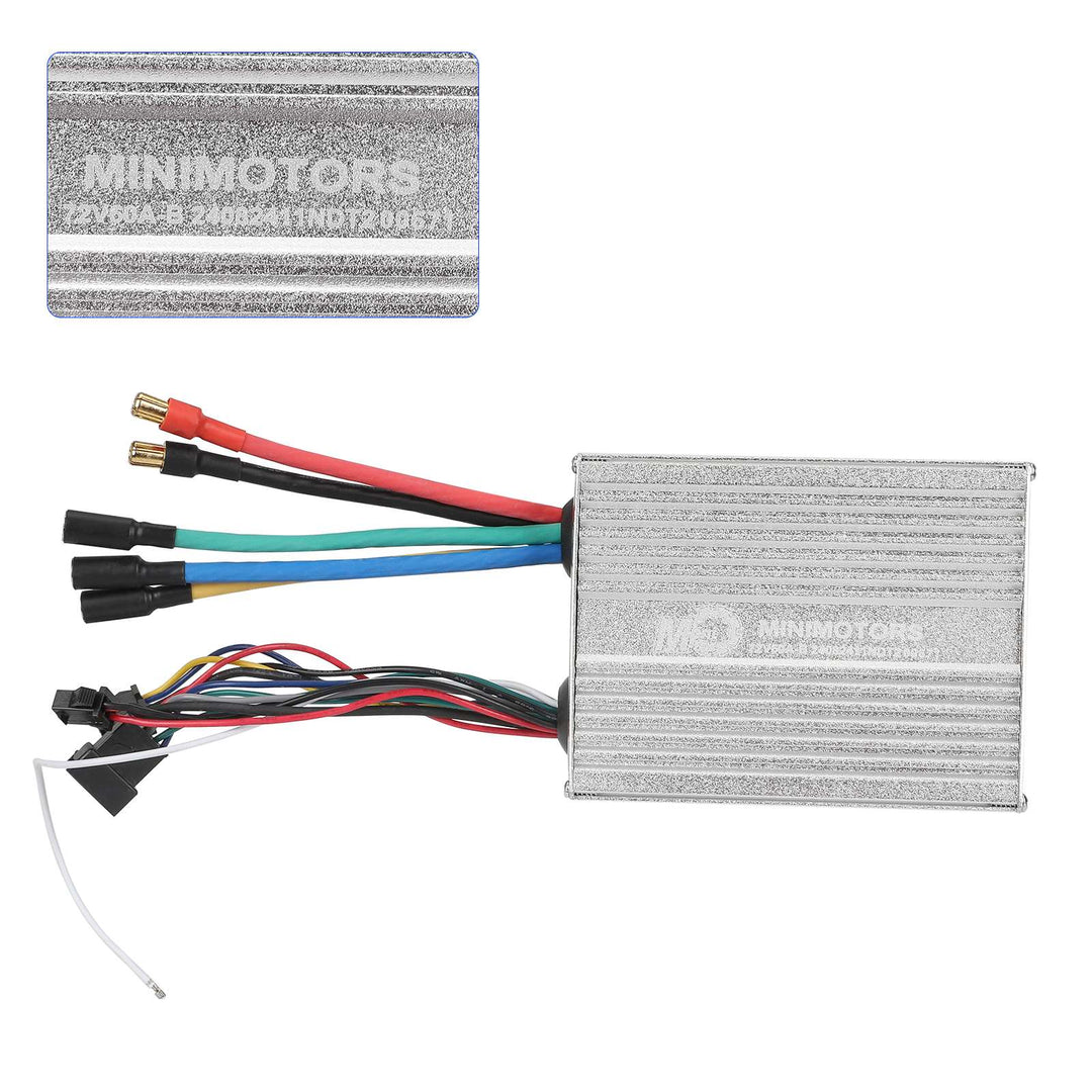 Original Dualtron Thunder ll 72V 60A Minimotors Control-B suitable for Rear Wheel of Thunder ll Electric Scooters MINIMOTORS Controller for Electric Scooter, Front Controller Accessories, Dualtron II, DT Thunder2, DTT, 72