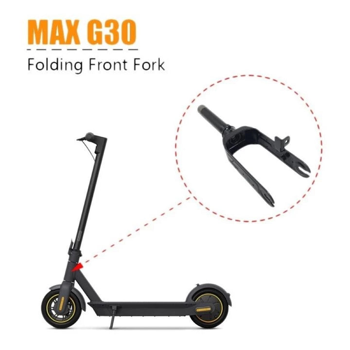 Scooter Front Fork Electric Scooter Replacement Aluminium Alloy Front Fork Assembly Kit for Ninebot MAX G30 Accessory