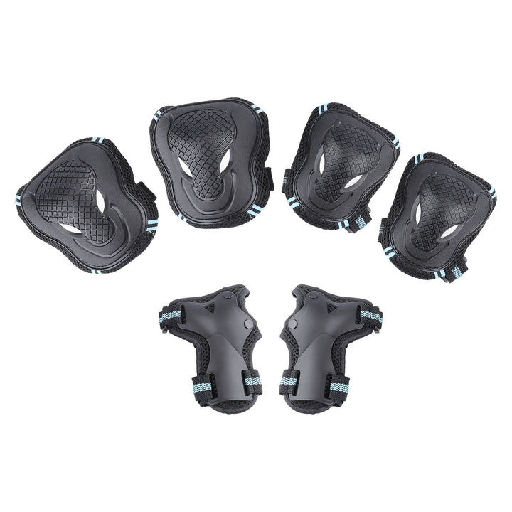 L Size Black and Red Alien Protective Gear for Children Teenagers Skateboards Balance Bikes Scooters Riding Outdoor Sports Protective Gear