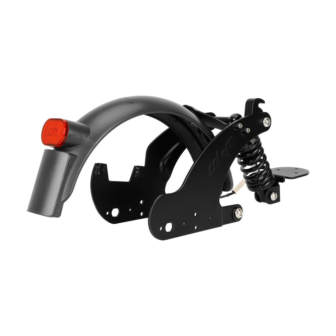 Black Rear Suspension with Fender for Xiaomi 4 pro Scooter Rear Shock Absorber for Xiaomi 4 Pro scooter Upgraded Rear Suspension For Xiaomi 4 Pro Electric Scooter Rear Shock Absorber Accessories With Fender Parts Taillight