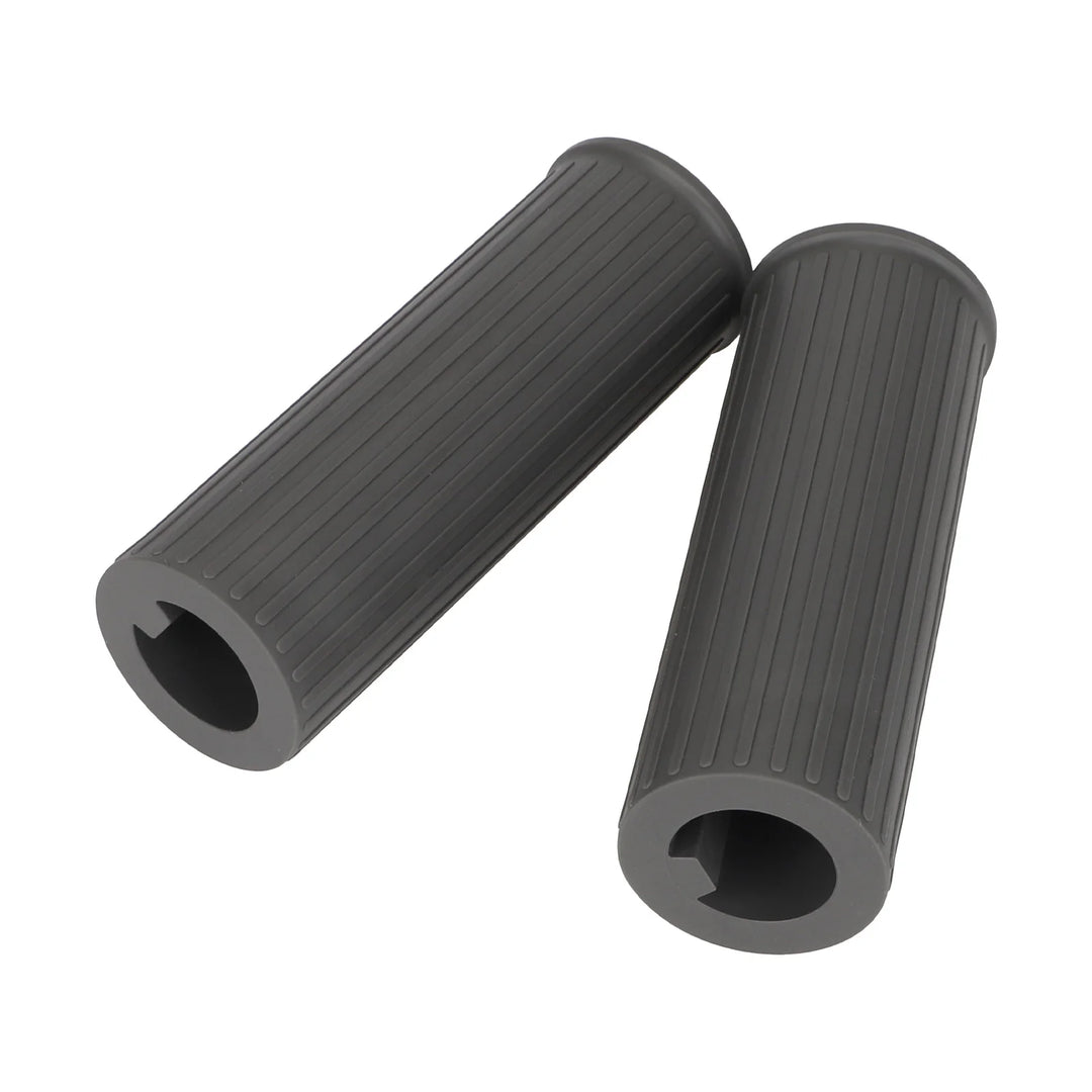 1 Paio Manopole Grigie per Monopattino Elettrico Xiaomi 5 Plus Elite Manopole in Gomma Manopole Antiscivolo Guanti Manopole Con Foro Passante Manopole Con Slot Per Schede Manopole In Gomma Manopole Tubolari