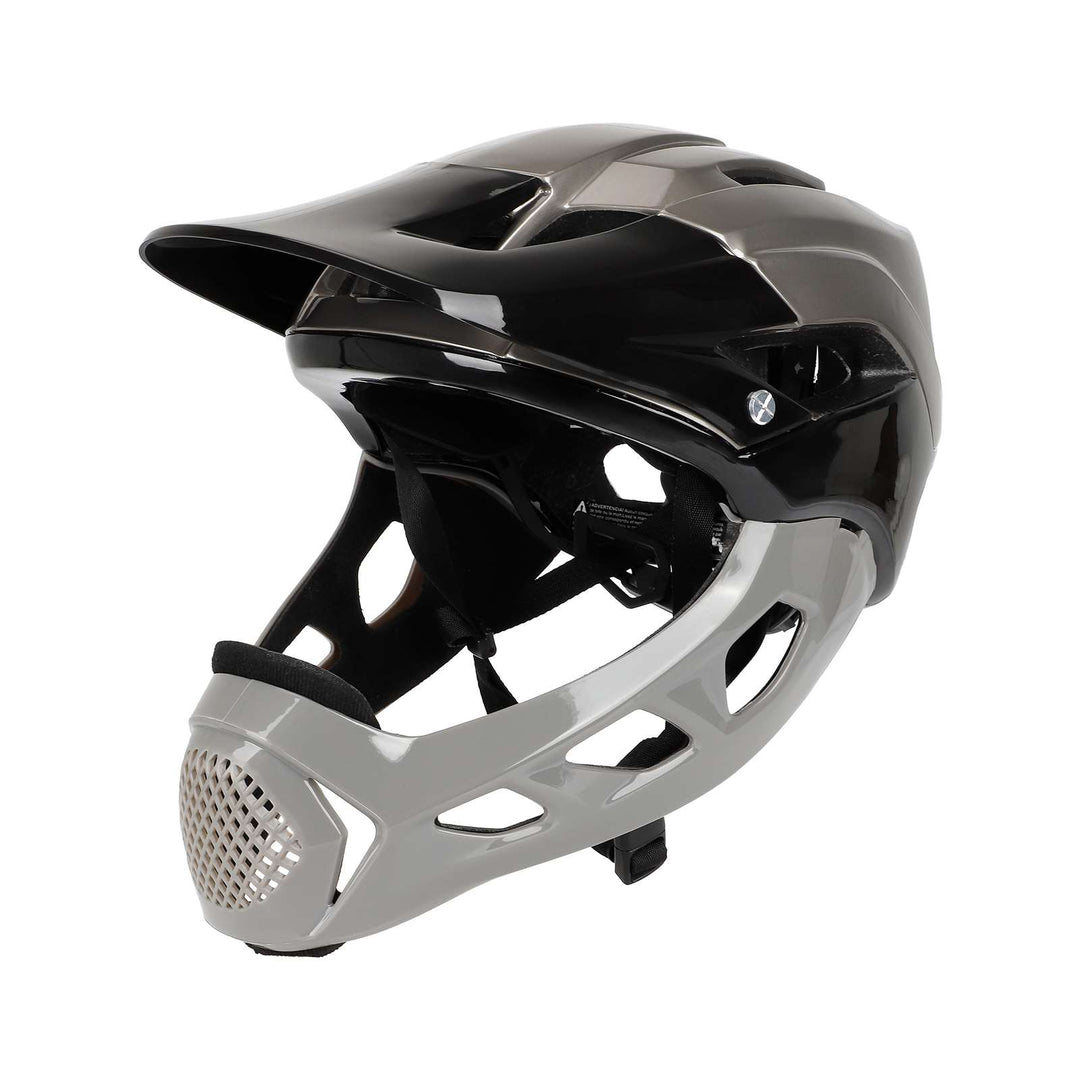 Black And Grey Detachable Off-Road Helmet Mountain Bike Helmet Xc/Am Ultra-Light Off-Road Helmet Outdoor Adult Cycling Helmet Sports Mountain Forest Race Off-Road Helmet Removable Mountain Bike Full Helmet Wholesale