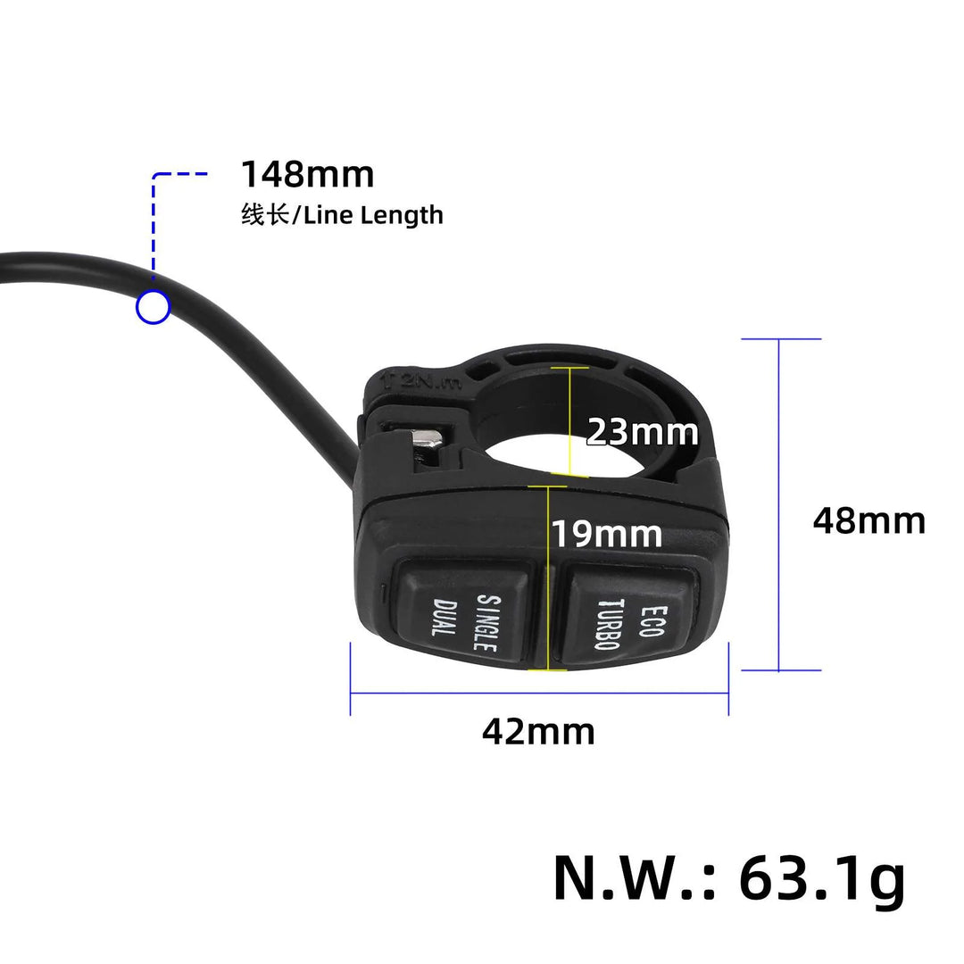 Riginal Multi-Switch For Dualtron Eco Turbo &amp; Single Dual Dualtron Original DT3 Dual Function Switch 1.5m Cable Length