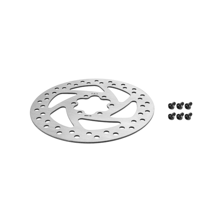140MM Brake Disc with 6 Holes for Electric Scooter Brake Disc Diagonal 44mm Scooter Round Brake Disc Brake Rotors for Xiaomi 6 Ultra Kukirin G2 Max A1 Kugoo G-booster Kugoo M4 &amp; M4 Pro Electric Scooter Brake Disc Rear Wheel Disc Rotor Pads