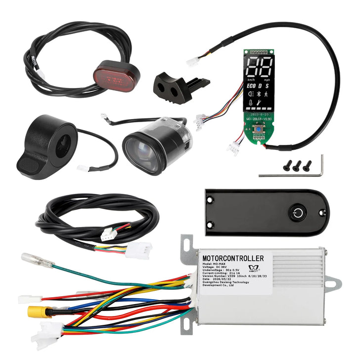 Xbot T3P-C 36V G30 Max ControllerMotherboard Set with Display Taillight Throttle Front Light Display Cover for Monorim Electric Scooter Electric Scooter Controller Set Bluetooth Version Digital Display Instrument Complete Set