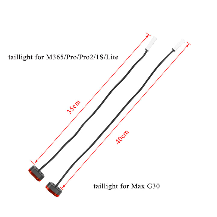 Fanalino Posteriore per Scooter Elettrico con Viti, Lampada a LED Posteriore Freno Stop per Scooter Bird, Luce di Sicurezza per Scooter Xiaomi M365, Fanale Posteriore Durevole, Luce Freno, Sicurezza per Ciclismo Antipolvere