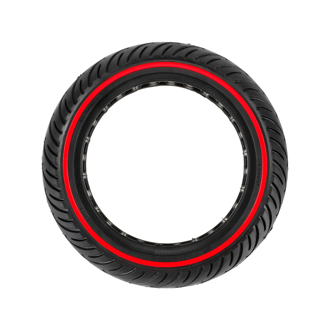 Pneumatico solido per monopattino elettrico Nedong 8.5 pollici con cerchio rosso 8.5X2 8 1/2*2 per Xiaomi M365 Pro Pro2 1S MI3 Essential Monopattino, pneumatico non gonfiabile in gomma ammortizzante 8.5*2 pollici