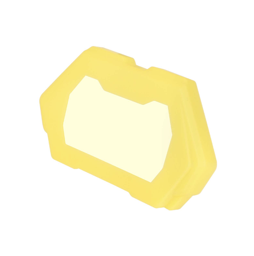 Yellow  waterproof silicone display cover for Kukirin Kugoo G2 Pro scooter