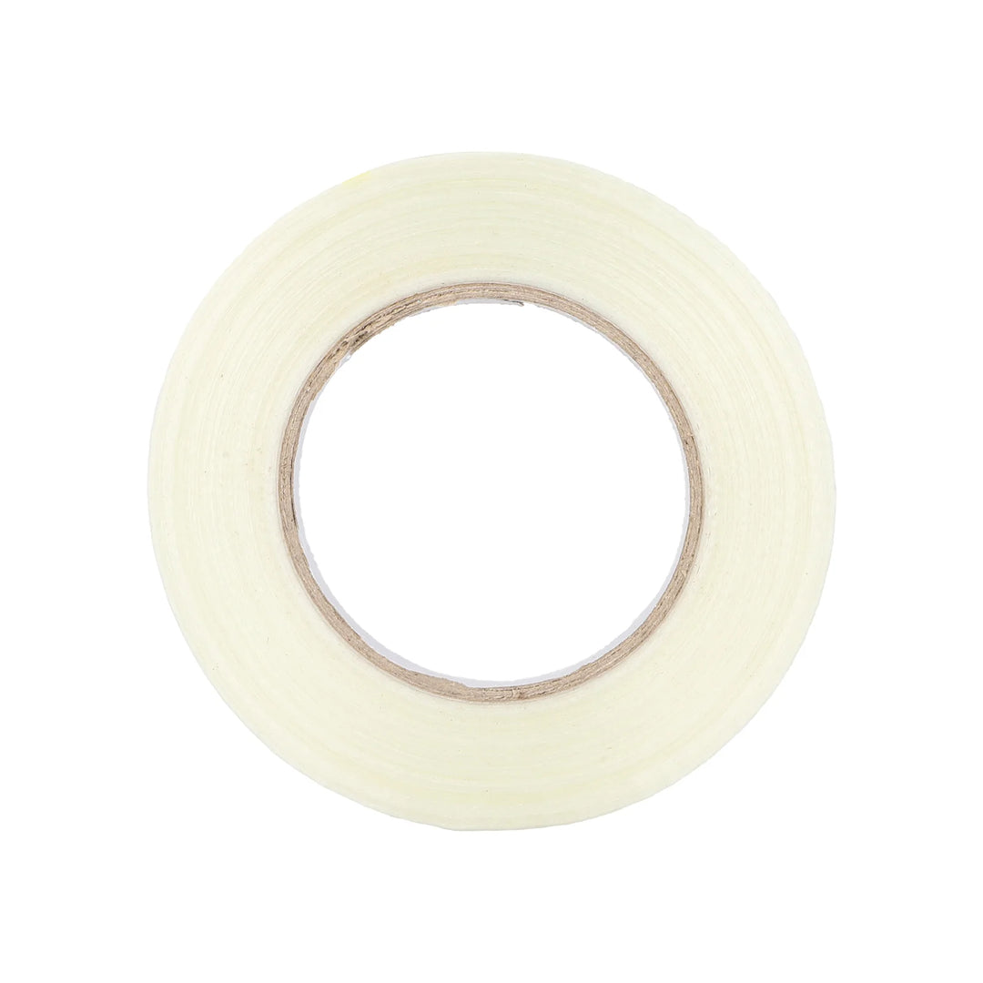 1PC 20mm*50M*0.15mm 50 Meter Striped Fiberglass Tape No Residual Glue Toy Airplane Model Super Durable Striped Fiberglass Reinforced Tape Transparent Fiber Tape Strongly Fixes Model Lithium Battery Refrigerator and Bundles Heavy Objects Fiberglass Tape