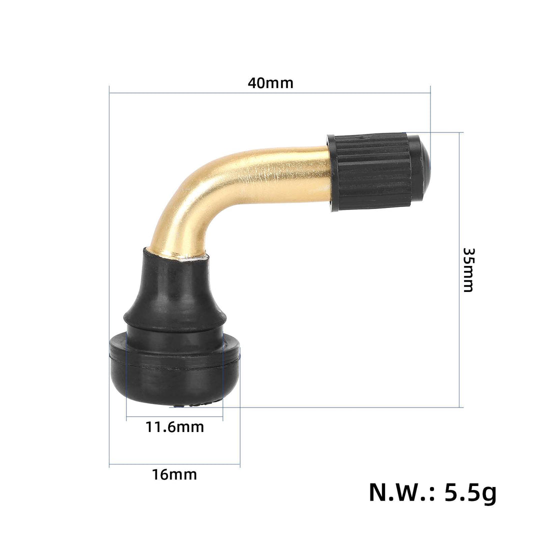 PVR50 Tubless Valve with 90 Degree Motorcycle Tire valve Electric Vacuum Tire Nozzle Car Vacuum Tire Nozzle Tire Accessories