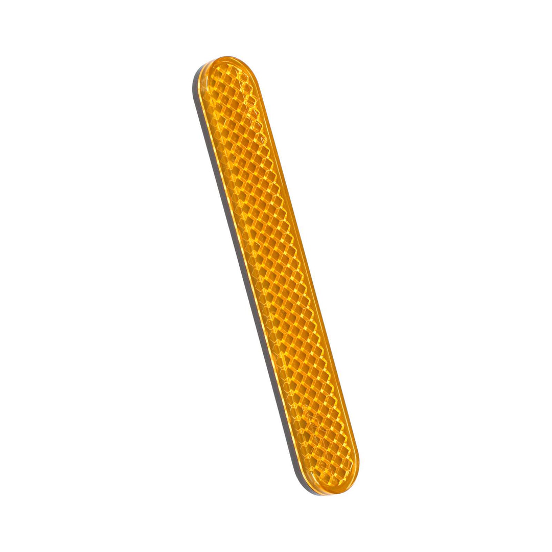 4 Pcs Yellow Segway Scooter G30 Max Reflective Strips Reflective Stickers Max G30 Plastic Cover Reflective Safety Stickers Front Rear Wheel Cover Waterproof Reflective Sticker For Ninebot Max G30 Electric Scooter Warning Dustproof Reflective Sticker