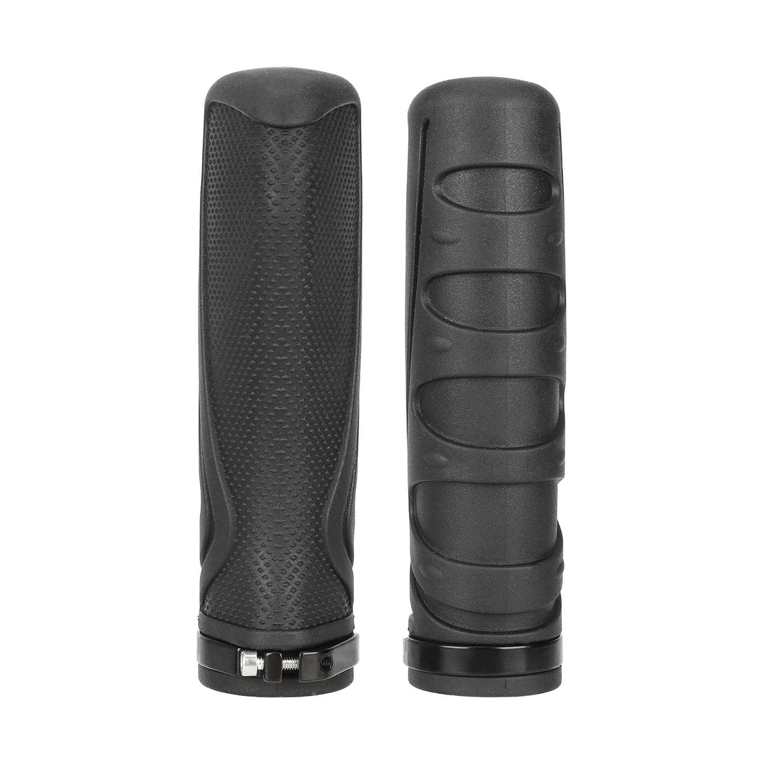 Black 1 Pair Of Mountain Bike Shock-Absorbing And Anti Slip Handle Cover With Locking Ring Durable Grip 22mm Tube Shock-Absorbing And Anti Slip Handle Cover For Mountain Bike Inokim Ox Oxo Zero 8x 10x 11x Kugoo m4 Pro g-Booster Electric Scooter