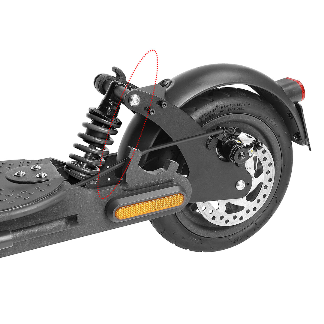 Black V2 Rear Suspension with Mudguard and Tailight for Xiaomi M365 and 1S Scooter Rear Shock Absorber for Scooter Rear Spring Shock Absorber Replacement Accessories