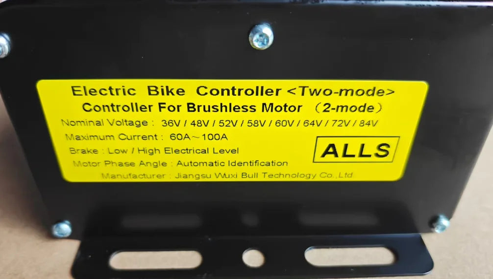 Controller Brushless DC a 24 Canali ad Alta Potenza 36V-48V-60V-72V-84V 2500W-3000W-4000W Universale (Corrente Massima 60A-100A)