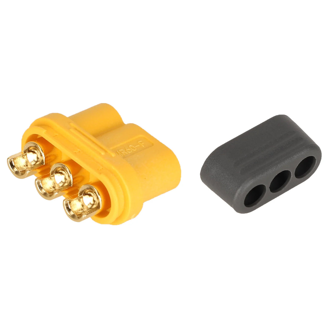 Amass MR60 Female Model Aircraft Plug 3Pin MR60 Female Model Aircraft Power Battery ESC 30A High Current Connector Cable