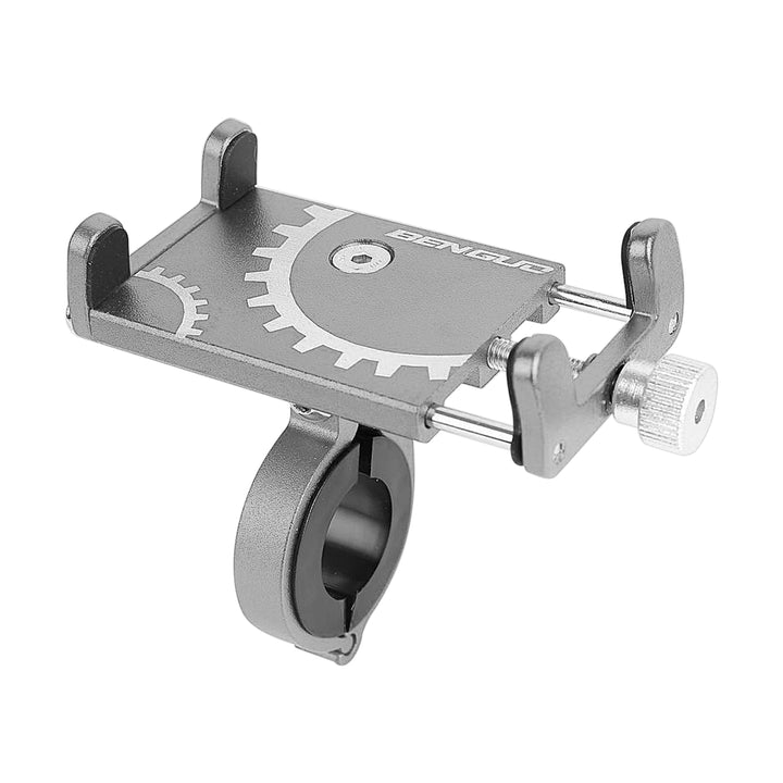 Supporto per telefono cellulare da bicicletta nero in lega di alluminio, navigazione fissa, supporto regolabile per telefono cellulare, morsetto per manubrio, staffa di montaggio per scooter elettrico Xiaomi m365 m365 Pro