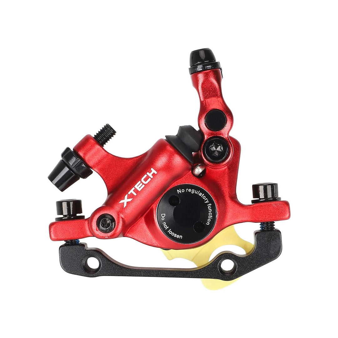 Red Xtech Oil Brake for Refitting Xiaomi Pro Scooter ZOOM XTECH HB100 MTB Hydraulic Disc Brake Calipers Front &amp; Rear Rotors Disc Brake Caliper Bicycle Scooter Parts