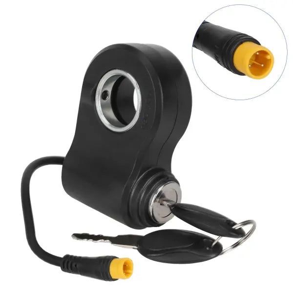 Original 3-pin Electric Lock with Yellow Terminal for Kukirin G2Pro/G2 Max Scooter