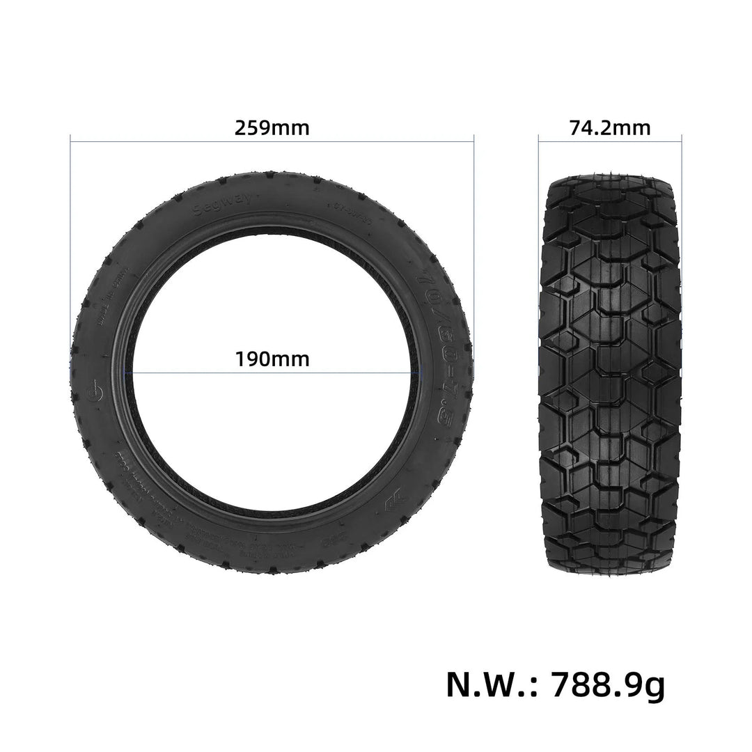 Pneumatico Tubeless Originale Segway Ninebot CORDIAL ZT3/ZT3 Pro Nero 70/60-7.5 Pneumatico Sottovuoto 70/60-7.5 per Monopattino Elettrico Segway Ninebot ZT3/ZT3 Pro Pneumatico Tubeless Ispessito Camera d&