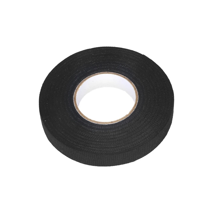 1PC 15mm/15 Meters Black New Adhesive Cloth Tape Industrial Tape For Cable Harness Wiring Loom 15mm Wire Harness Tape Cloth Fabric Adhesive Heat-resistant Loom Wrap For Automotive Electrical Insulation Cable Fixed