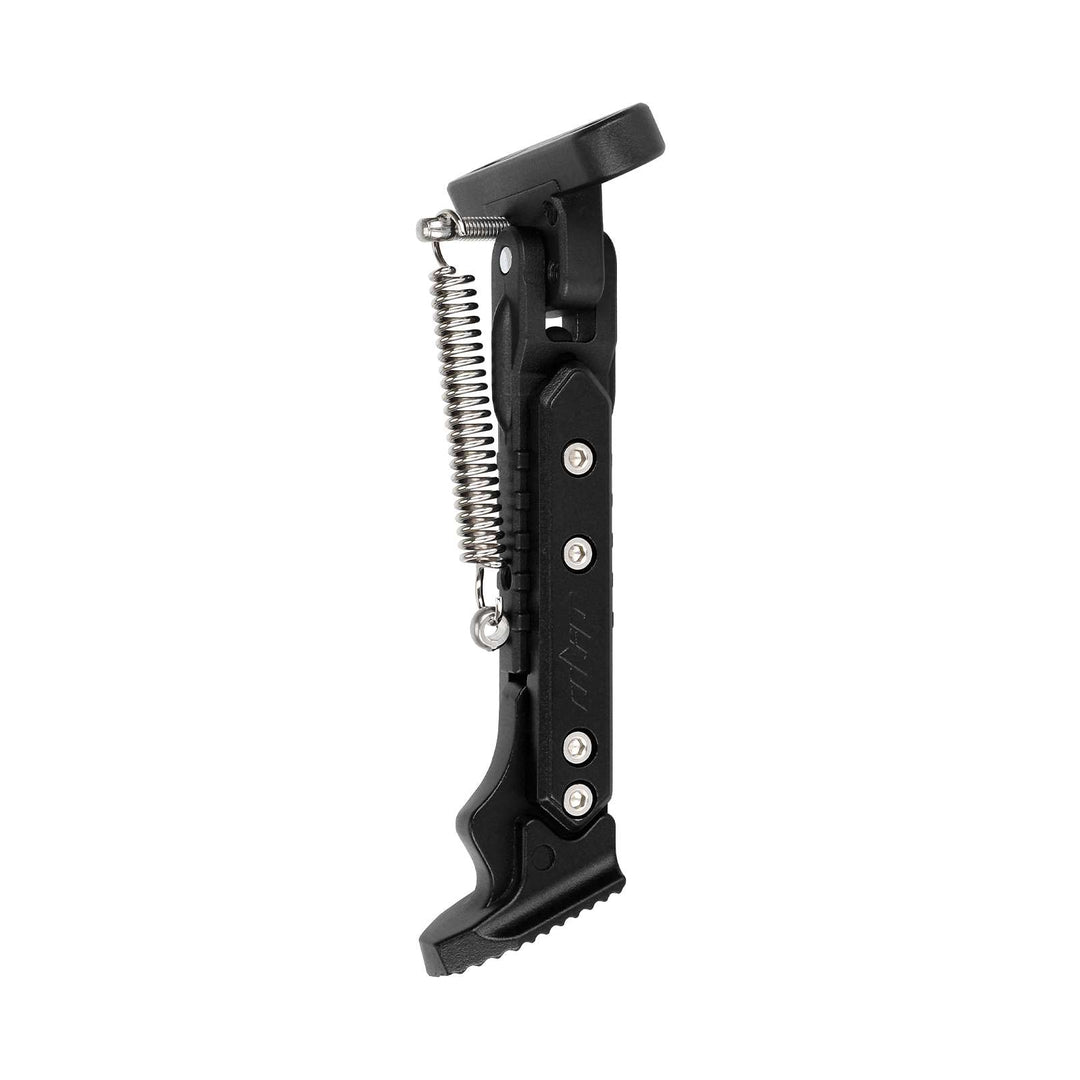 V2 Black Adjustable Aluminum Kickstand for Segway Ninebot ZT3 ZT3 Pro Xiaomi M365 1S Pro Pro2 Mi3 Electric Kickscooter Foot Support Side Stand Packing Rack Kickstand E-Scooter Side Parking Foot Support Replacement Parts