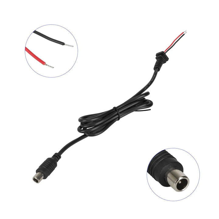 Power Adaper Cable with Mi Plug 42V2A  36V 18V 24V Charger Wire DC 8mm Electric Scooter Charging Cable 42V 2A Charger Output Line For Xiaomi M365 Pro KickScooter Charger Line Plug Accessories