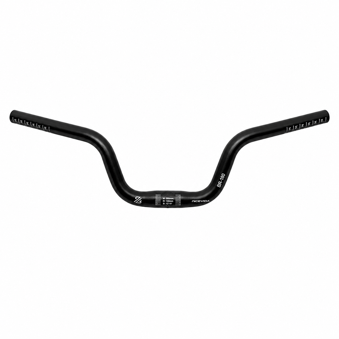 MYD-HB128 HANDLEBAR 22.2*25.4*580*2.6H=160 ED BLK